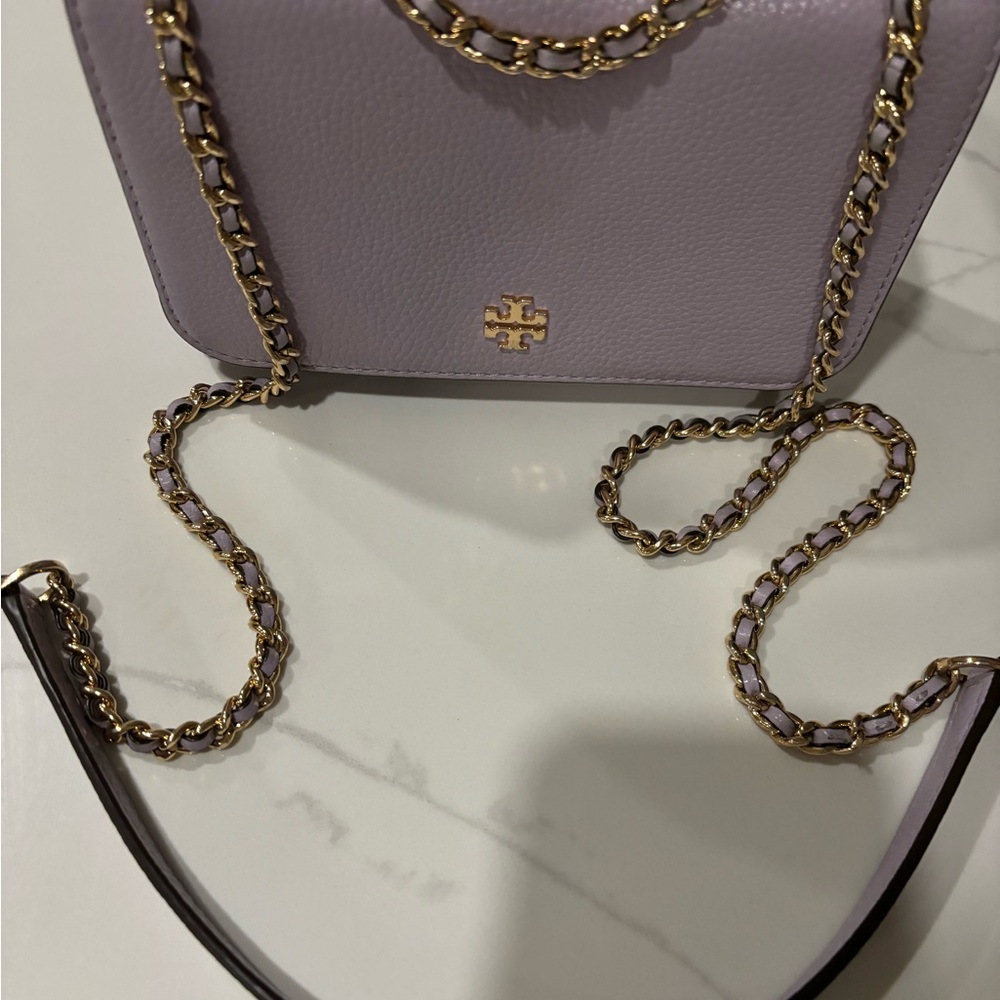 Tory Burch Lavender Chain Shoulder Bag